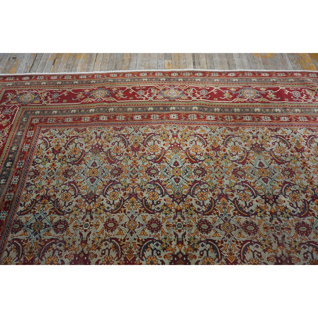 Early 20th Century Indian Agra Carpet - Antique Rug Studio