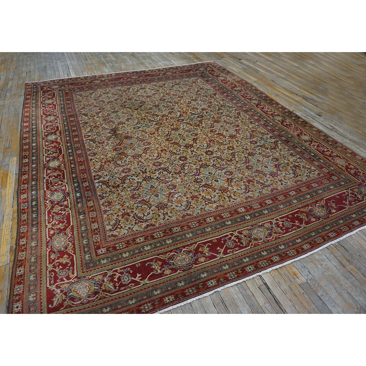 Early 20th Century Indian Agra Carpet - Antique Rug Studio