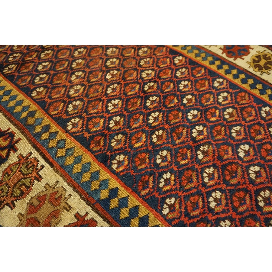 19th Century W. Persian Kurdish Runner Carpet - Antique Rug Studio