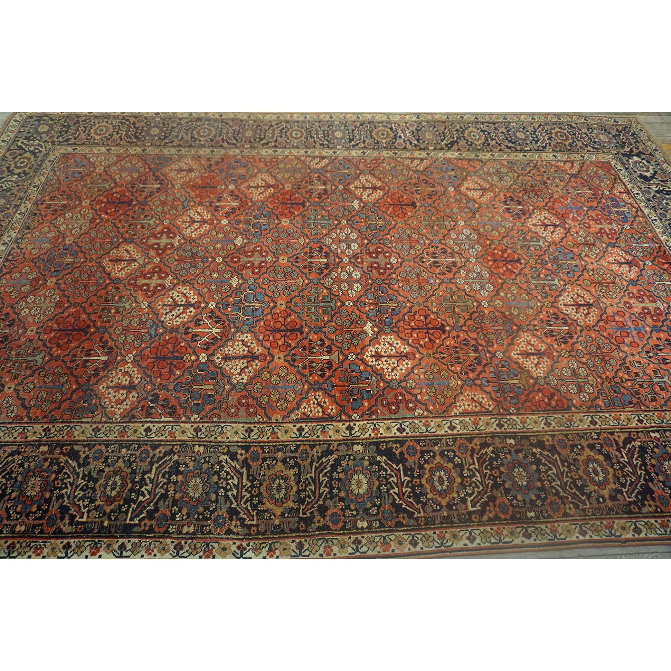 Antique Bijar Rug - 18783 | Persian Informal | 6' 4