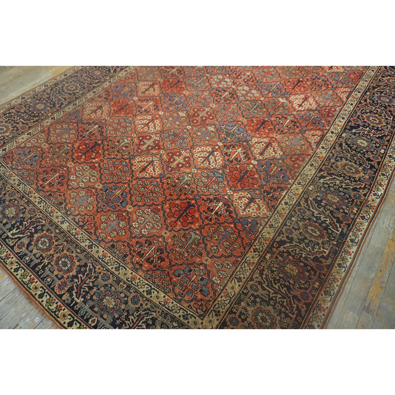 Antique Bijar Rug - 18783 | Persian Informal | 6' 4