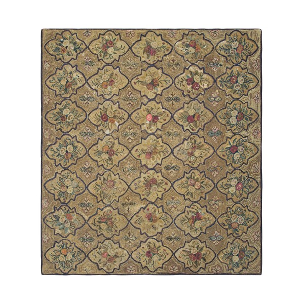 19th Century American Hooked Rug