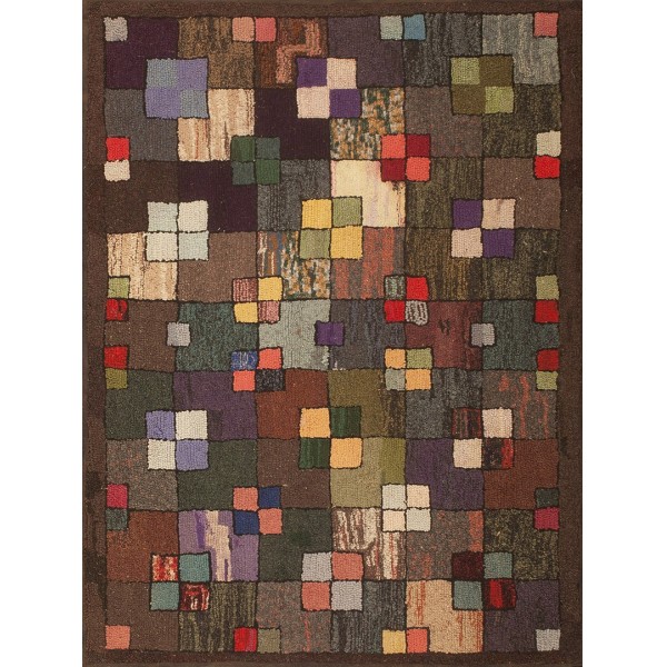 Mid-20th Century American Hooked Rug