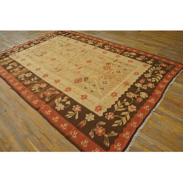 Early 20th Century Besserabian Flat-weave Carpet - Antique Rug Studio