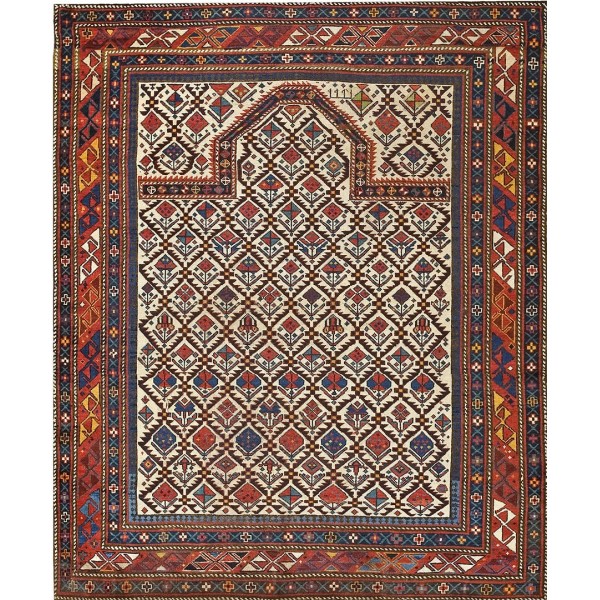 19th Century Caucasian Shirvan Prayer Rug