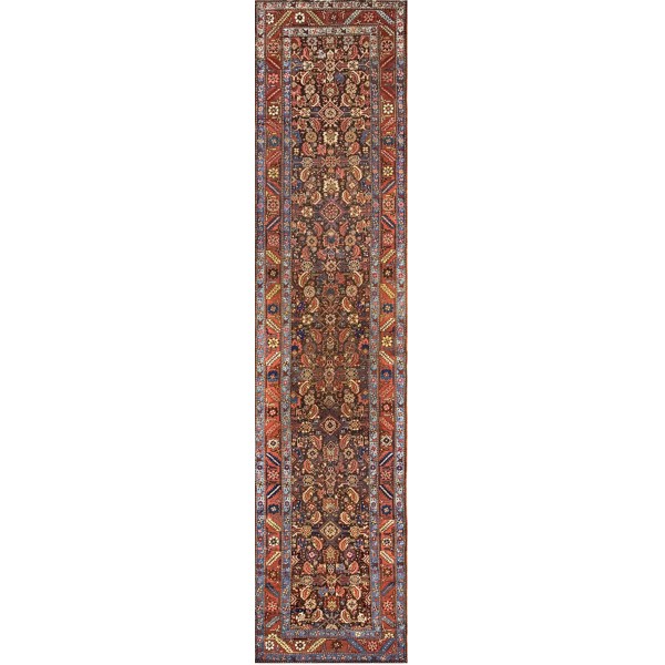 19th Century N.W. Persian Bakshaiesh Runner Carpet 