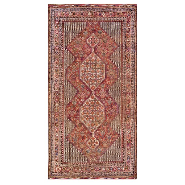 Early 20th Century S. Persian Ghashgaie Gallery Carpet