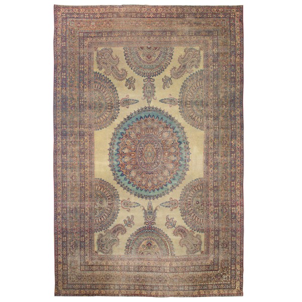 19th Century S.E Persian Kirman Laver Carpet