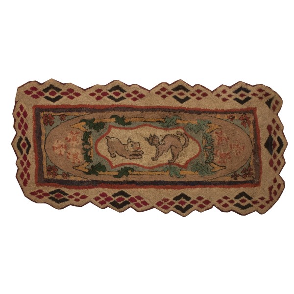 American Hooked Rug #18697