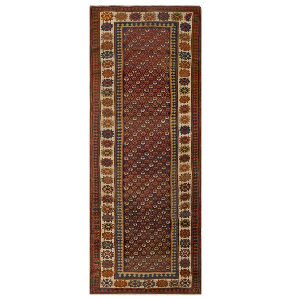 19th Century W. Persian Kurdish Runner Carpet