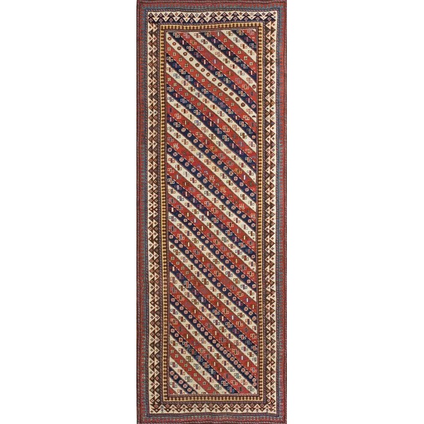 19th Century Caucasian Shirvan Runner Carpet 