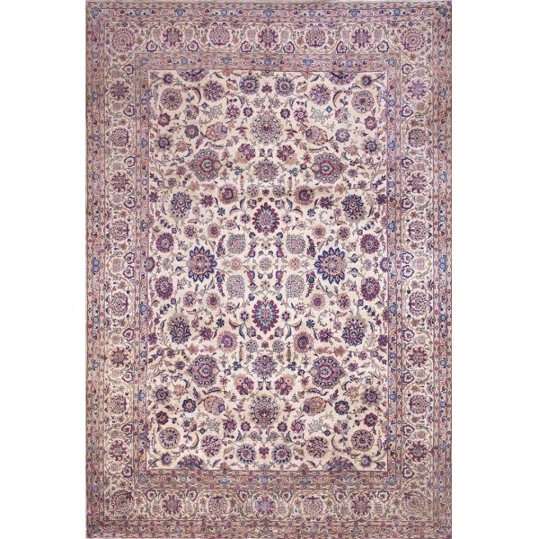 Early 20th Century Persian Silk Kashan Carpet