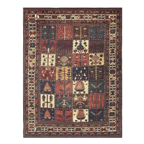 1920s Persian Bakhtiari Garden Carpet
