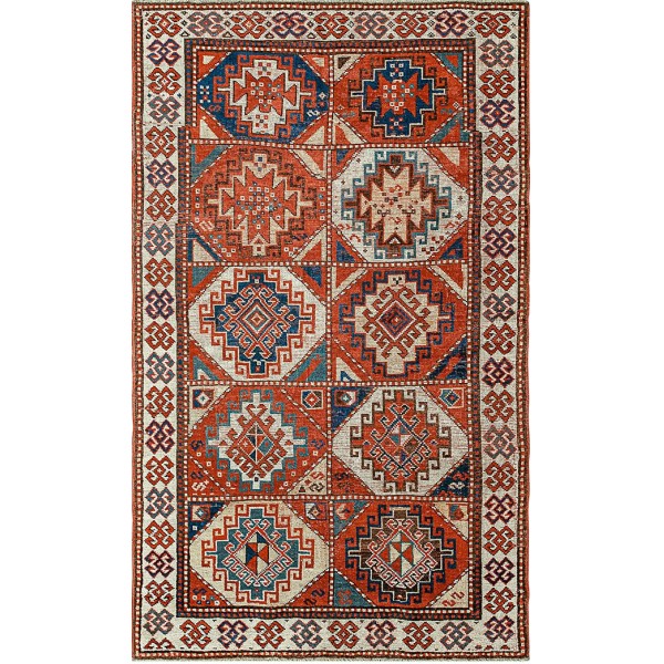 19th Century Caucasian Kazak Carpet 