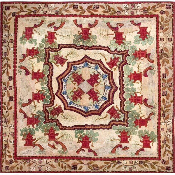 American Hooked Rug #19086