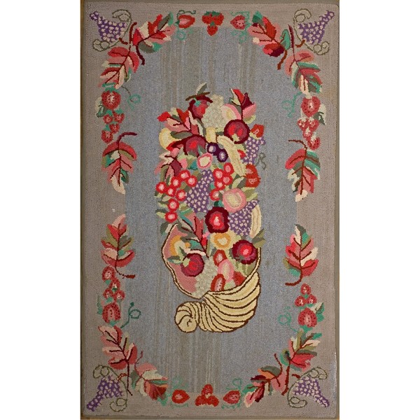 American Hooked Rug #19133