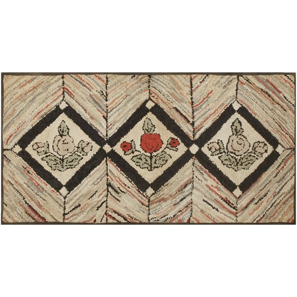 American Hooked Rug #19231