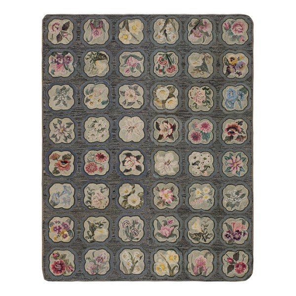 Mid-20th Century American Hooked Rug