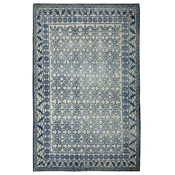 1930s N. Indian Agra Cotton Carpet