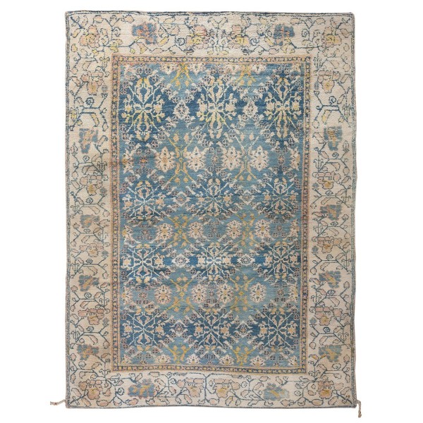 Early 20th Century N. Indian Agra Cotton Carpet