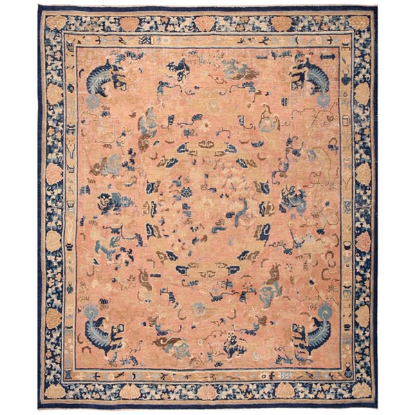 18th Century W. Chinese Ningxia Carpet