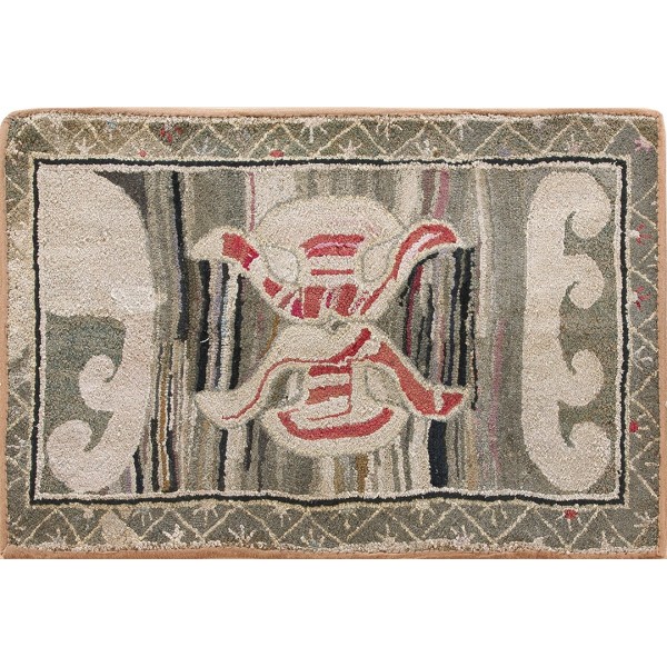 American Hooked Rug #20-13046