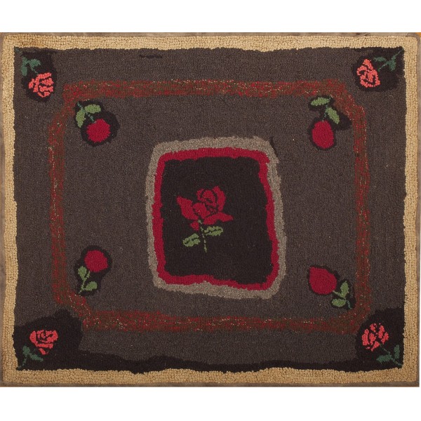 American Hooked Rug #20-13098