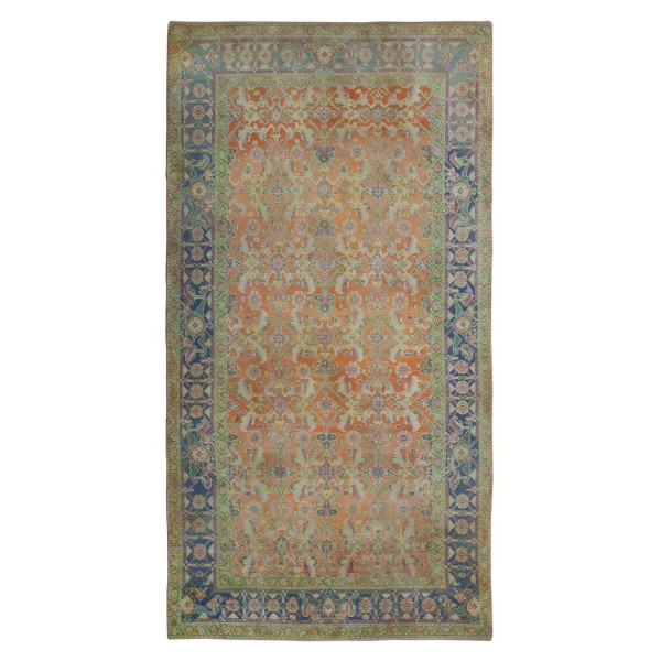 Early 20th Century N. Indian Agra Cotton Carpet