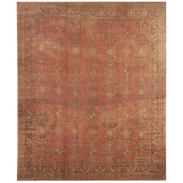 Early 20th Century Turkish Oushak Carpet