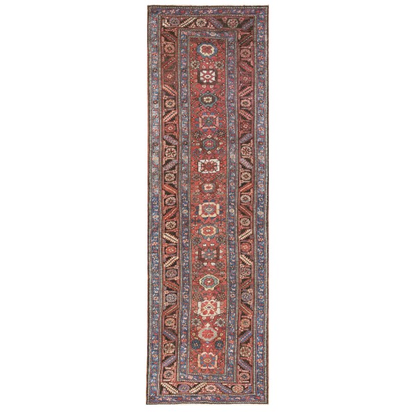 19th Century N.W. Persian Bakshaiesh Runner Carpet 