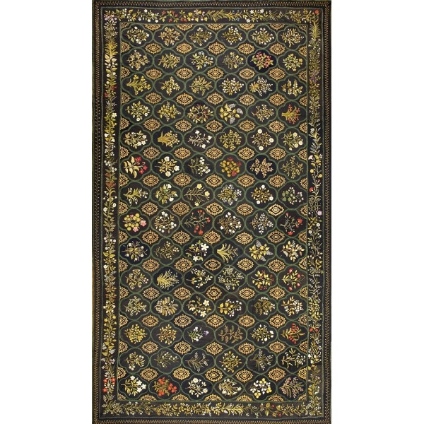 19th Century English Needlework Carpet