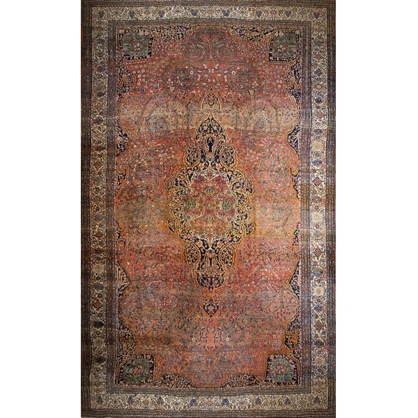 19th Century Persian Sarouk  Farahan Carpet