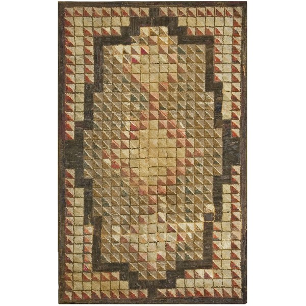 Early 20th Century American Hooked Rug