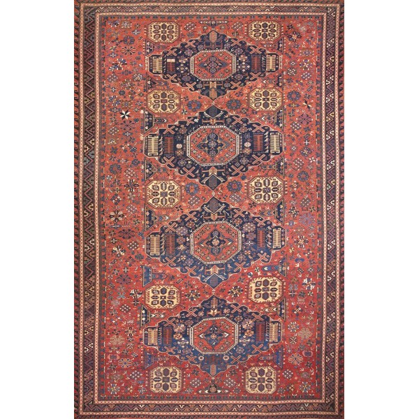 19th Century Caucasian Sumak Carpet