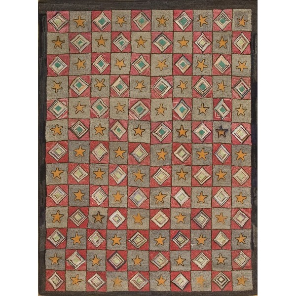 American Hooked Rug #20443