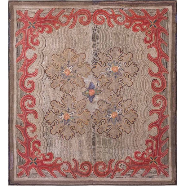 American Hooked Rug #20444