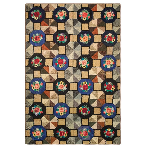 American Hooked Rug #20459