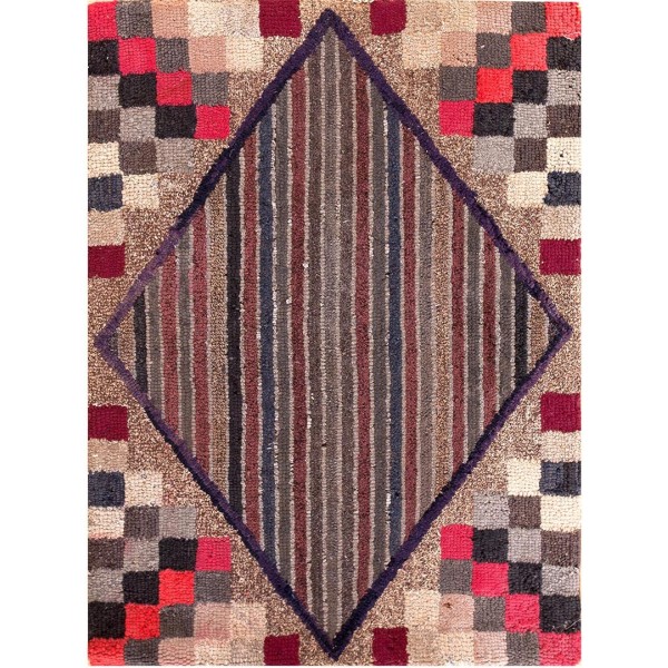 American Hooked Rug #20476