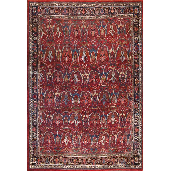 Early 20th Century Persian Bijar Garrus Carpet 