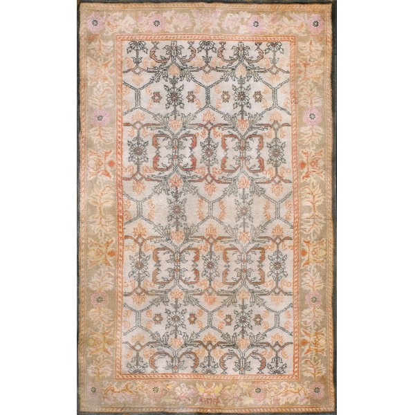 Early 20th Century N. Indian Agra Cotton Carpet