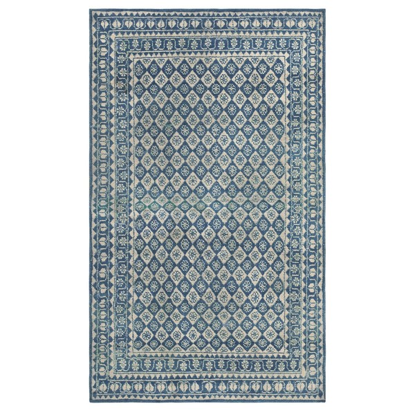 Early 20th Century N. Indian Agra Cotton Carpet