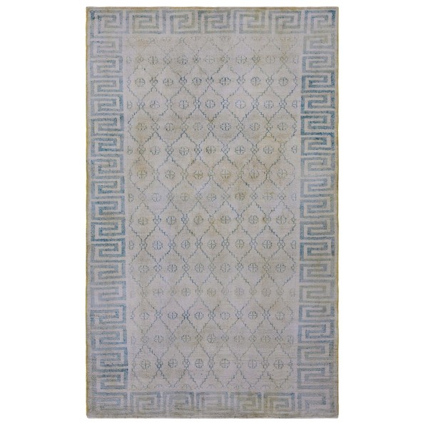 Early 20th Century Indian Cotton Agra Carpet