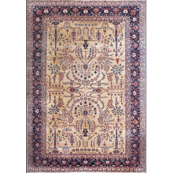 Early 20th Century Sarouk Mohajeran Carpet