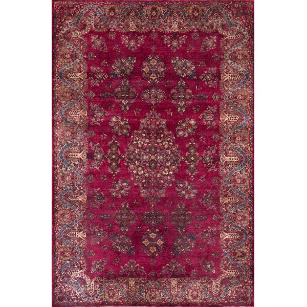 Early 20th Century Persian Silk Kashan Carpet