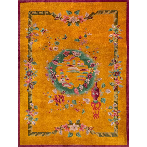 1920s Chinese Art Deco Carpet