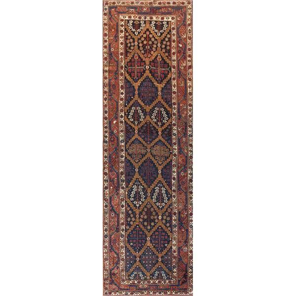 Early 20th Century S.E. Persian Afshar Runner Carpet