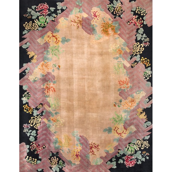 1920s Chinese Art Deco Carpet by Nichols Workshop 