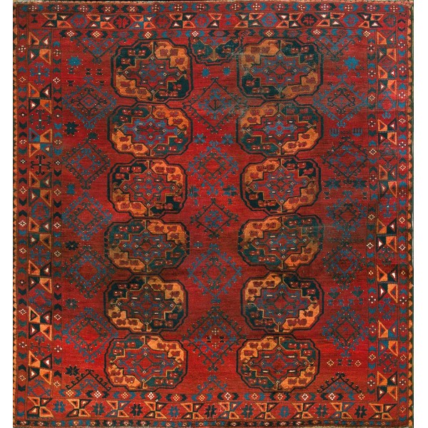 19th Century Central Asian Ersari Turkmen Carpet