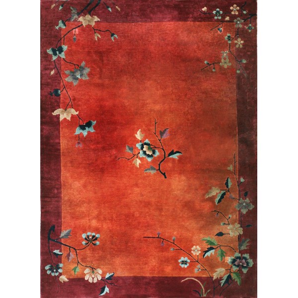 1920s Chinese Art Deco Carpet 