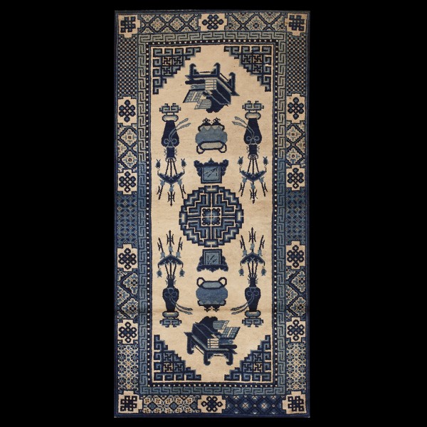 Early 20th Century N. Chinese Baotou Carpet